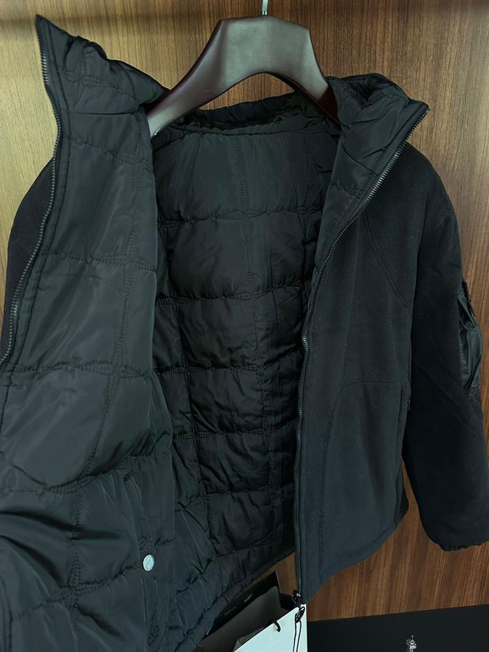İçi Polarlı Çift Taraflı Mont