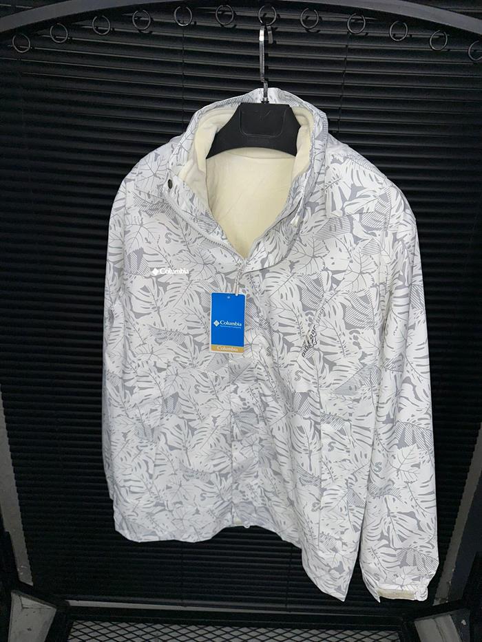 İçi Polarlı Desenli Kar Montu