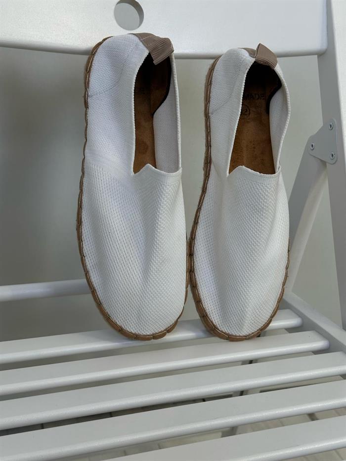 Triko Kumaş Hasır Tabanlı Espadril
