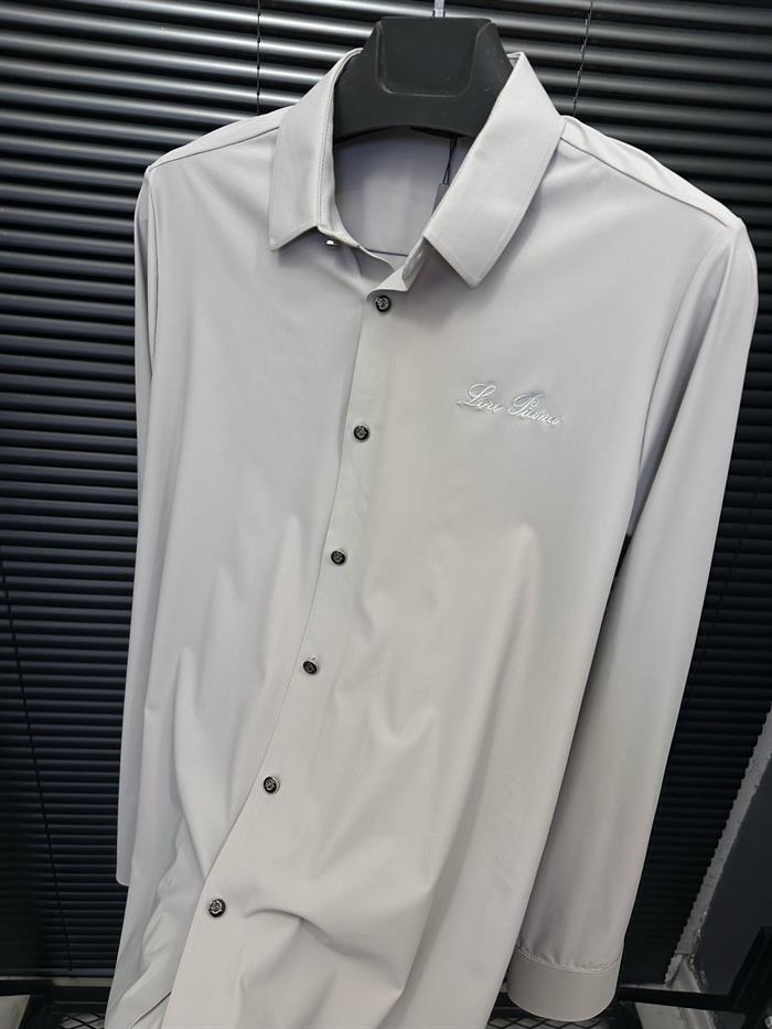 Nakış Logolu Likralı Gömlek