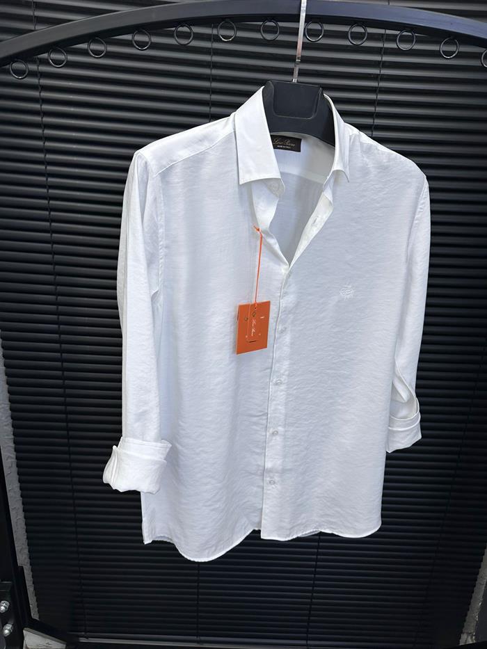 Nakış Logolu Yakalı Gömlek