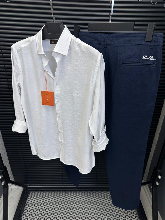 Nakış Logolu Yakalı Gömlek