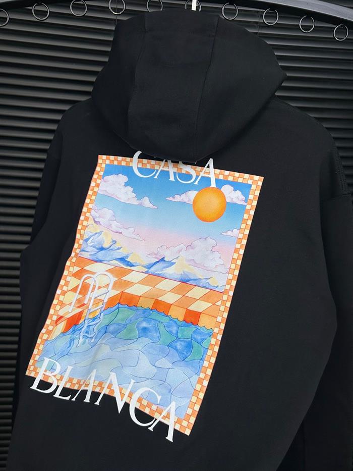 Göğüs Ve Sırt Baskılı Hoodie