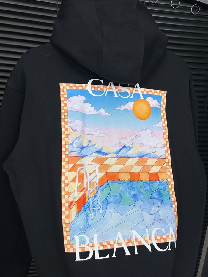 Göğüs Ve Sırt Baskılı Hoodie