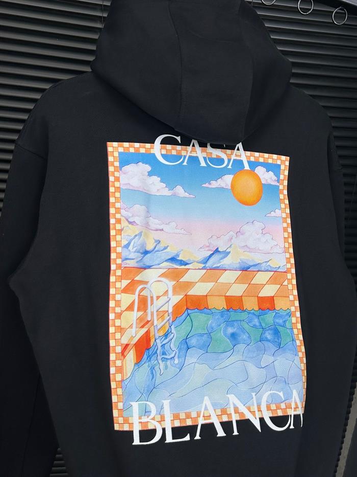 Göğüs Ve Sırt Baskılı Hoodie
