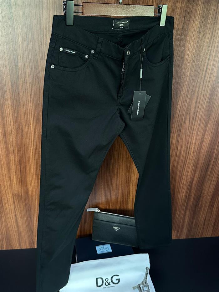 Arka Cep Metal Logo Detaylı Pantolon