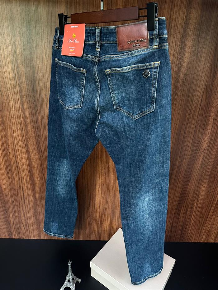 Metal Logolu Likralı Jean