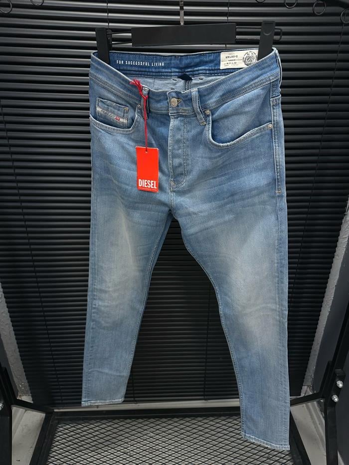 Renk Eskitmeli Likralı Jean