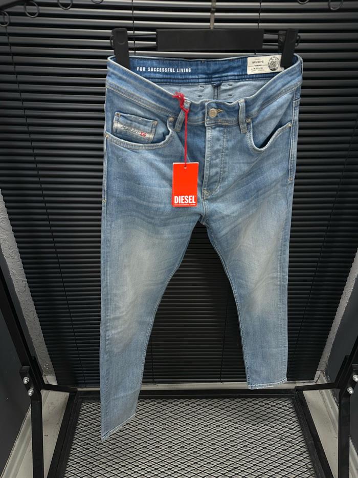 Renk Eskitmeli Likralı Jean