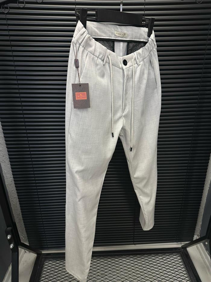 Beli Lastikli Metal Armalı Kumaş Pantolon