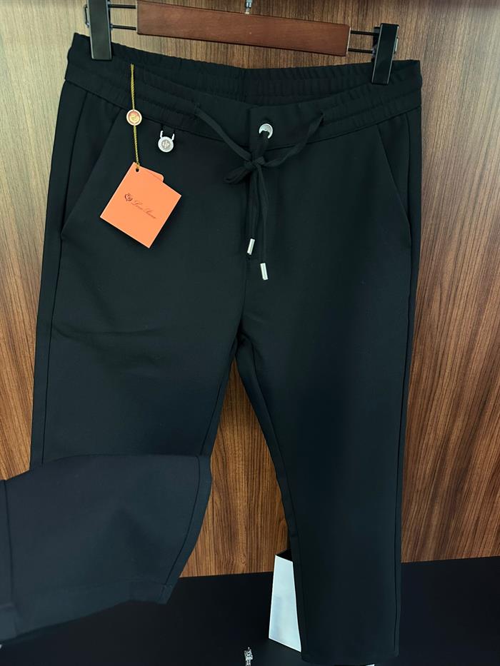 Metal Logolu Beli Lastikli Jogger