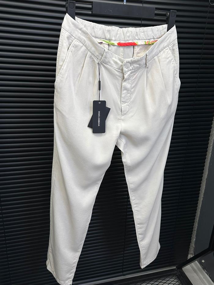 Tencel Kumaş Beli Lastikli Pantolon
