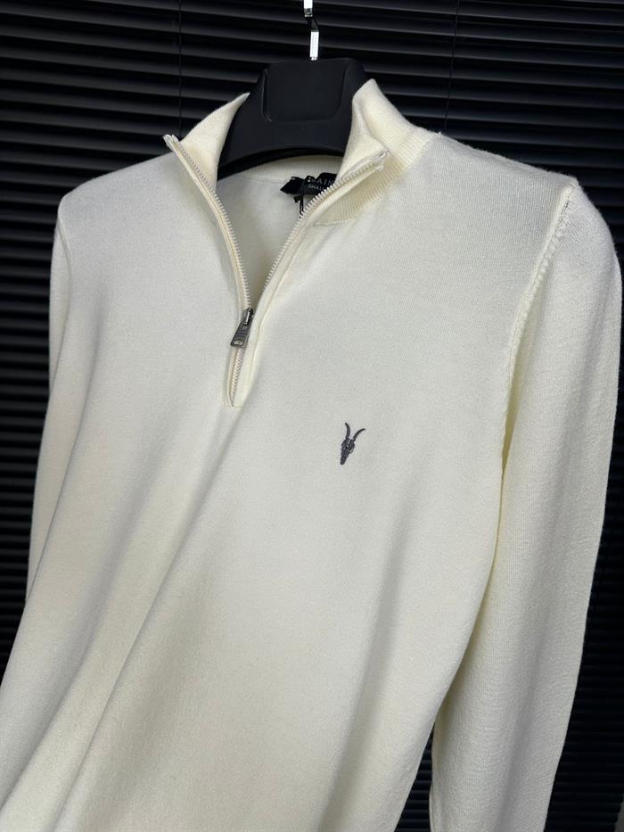 Balıkçı Yaka Yarım Fermuarlı Kazak