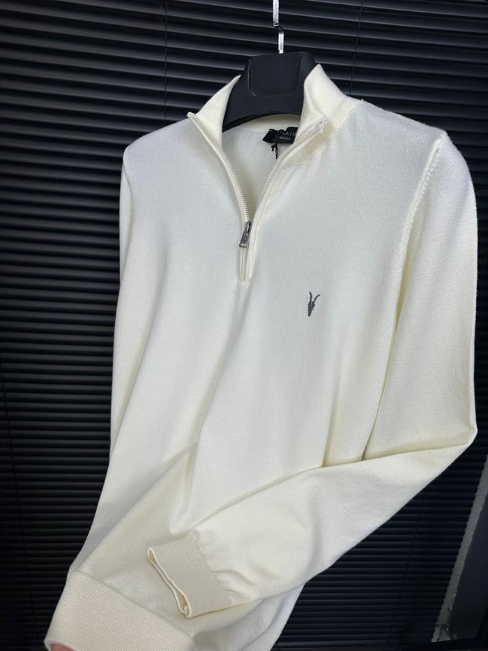 Balıkçı Yaka Yarım Fermuarlı Kazak