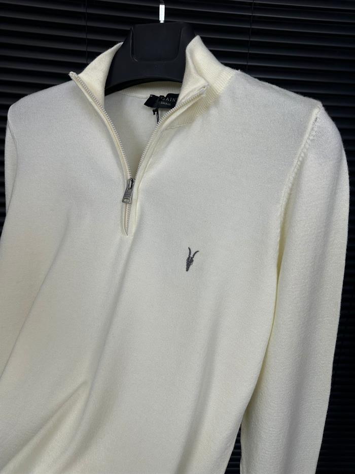 Balıkçı Yaka Yarım Fermuarlı Kazak