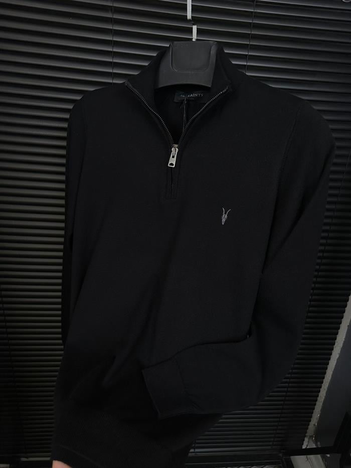 Balıkçı Yaka Yarım Fermuarlı Kazak