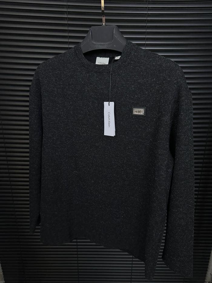 Metal Logolu Örme Sweatshirt