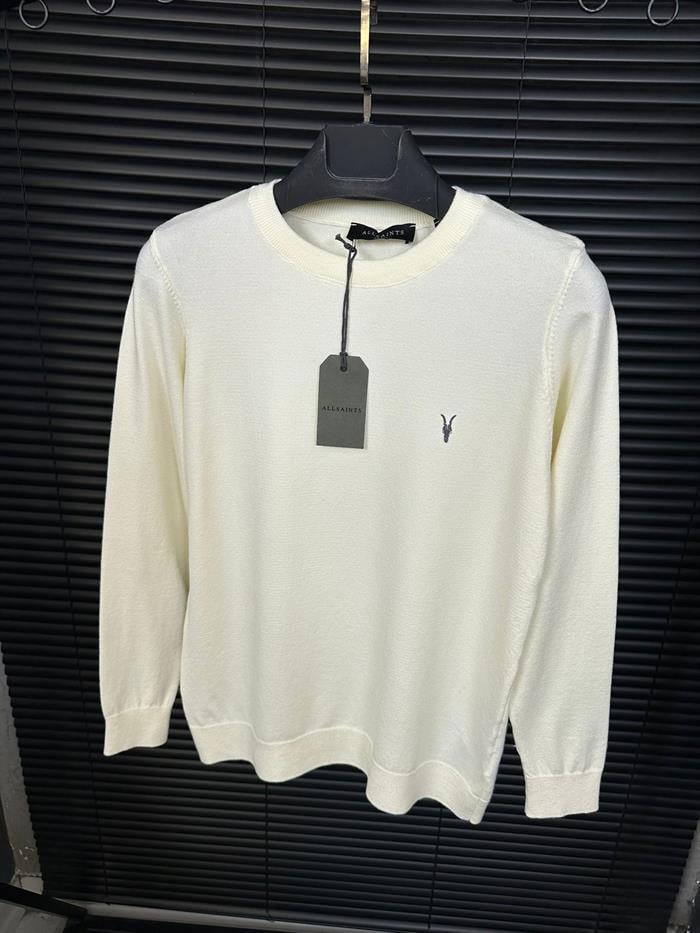 Nakış Logolu %100 Organik Pamuk Triko Kazak