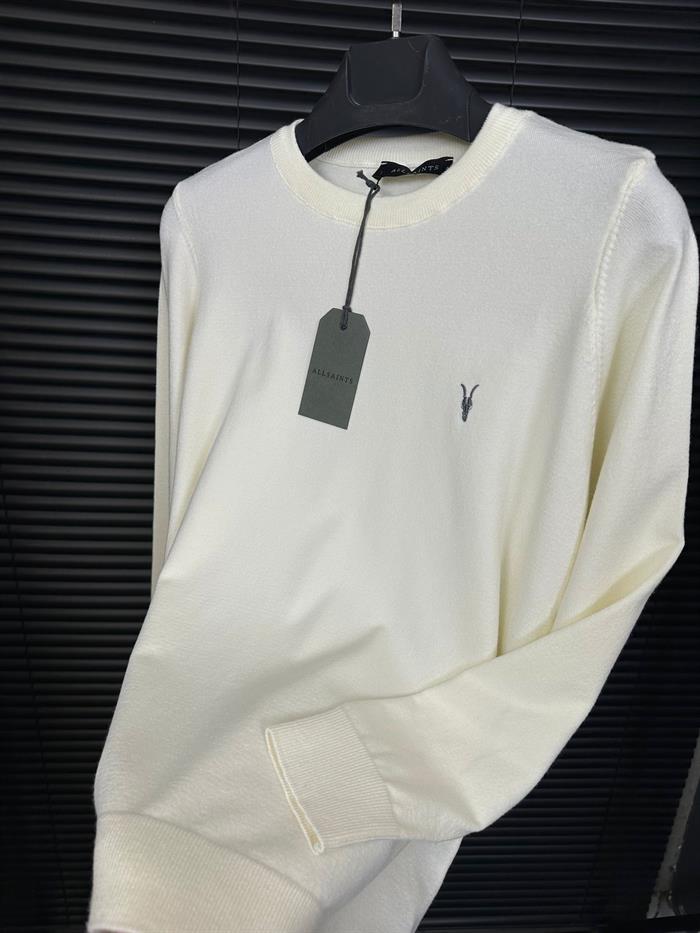 Nakış Logolu %100 Organik Pamuk Triko Kazak