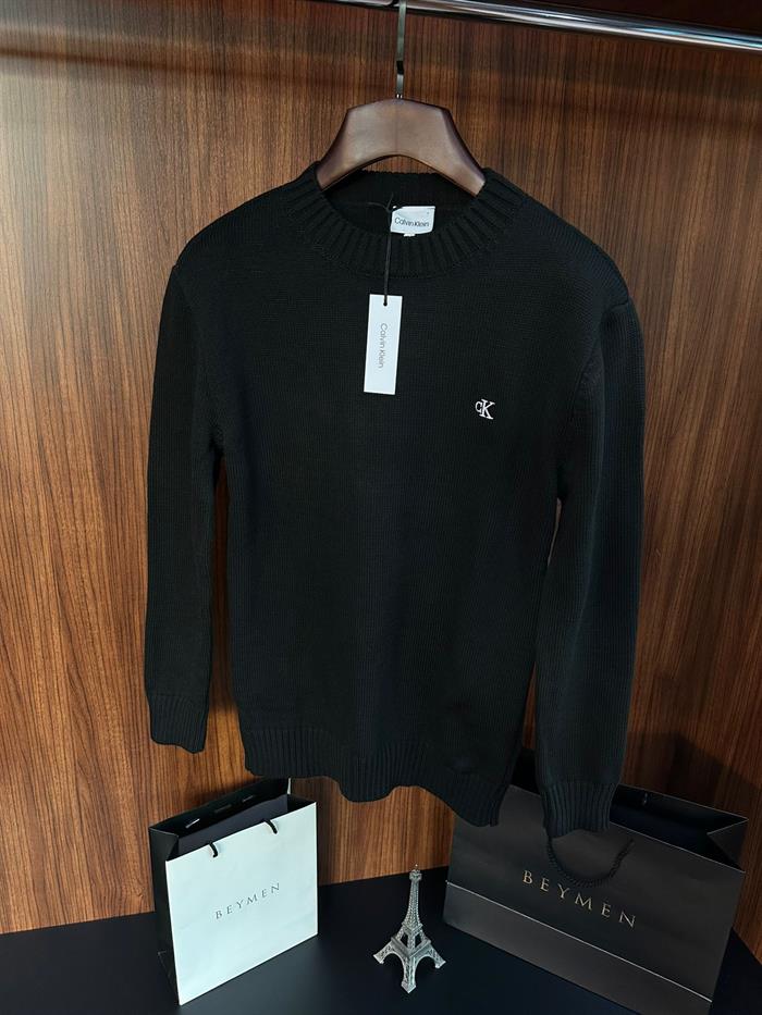 Nakış Logolu Balıkçı Yaka Triko Kazak