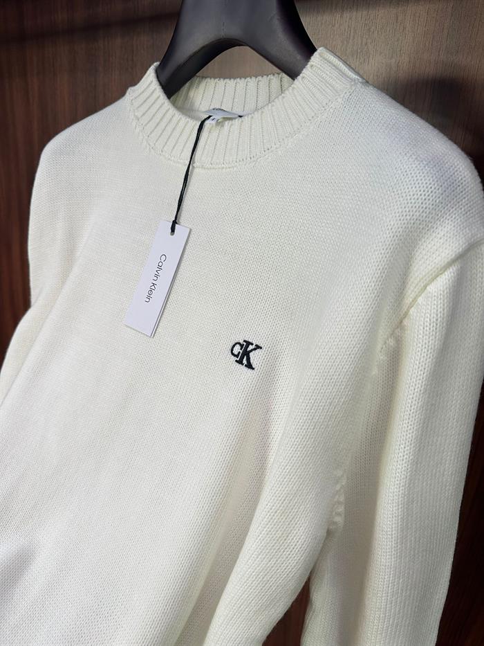 Nakış Logolu Balıkçı Yaka Triko Kazak