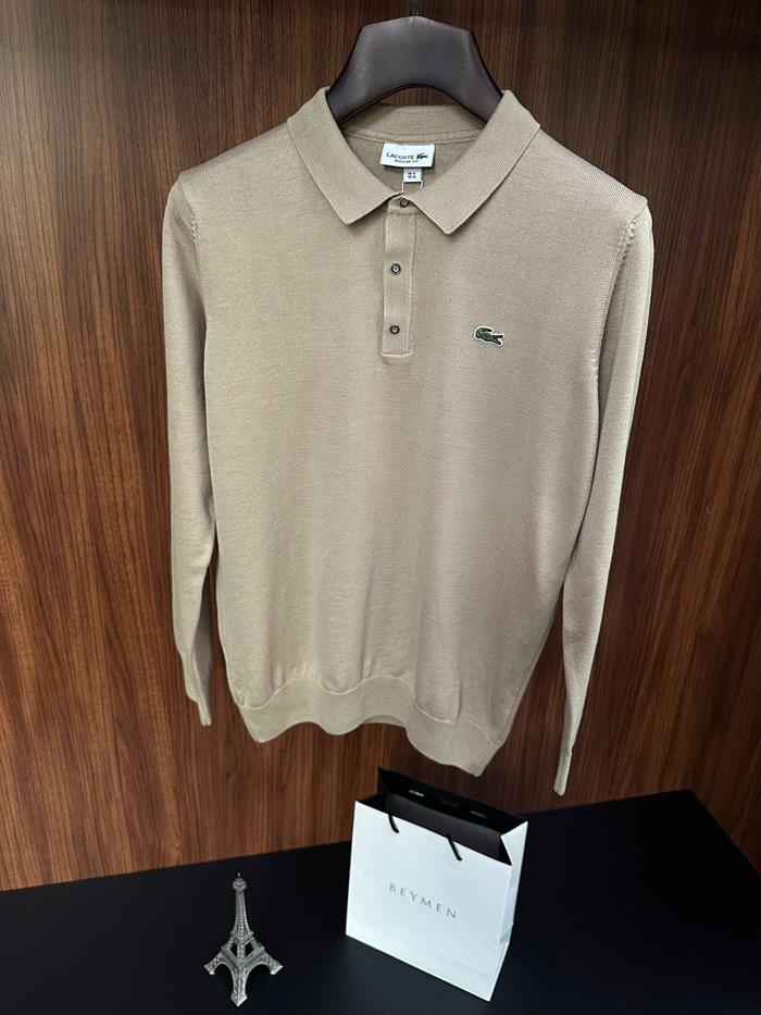 Nakış Logolu Yakalı Triko Kazak