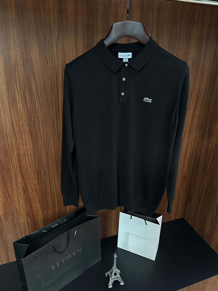 Nakış Logolu Yakalı Triko Kazak