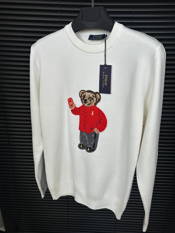 Teddy Bear Kabartma Nakış Logolu Kazak