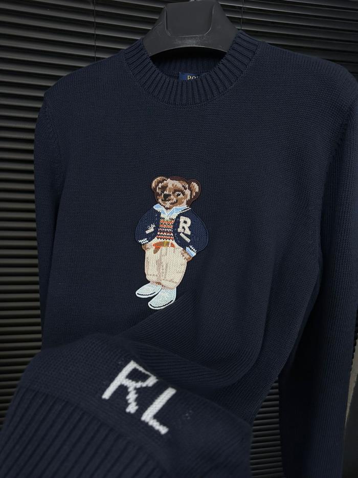 Teddy Bear Nakış Baskılı Kazak