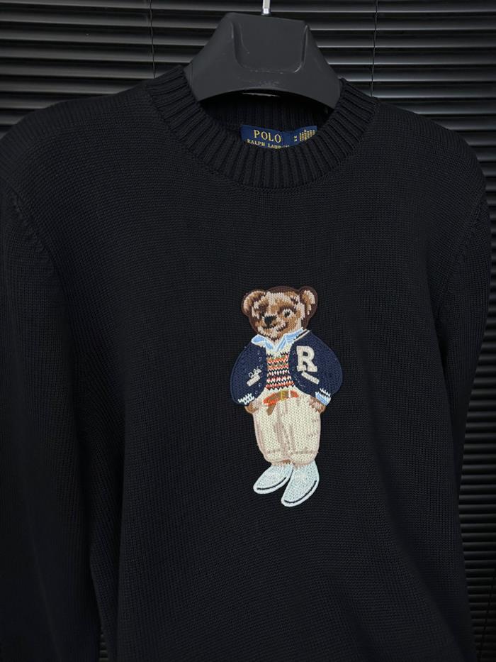 Teddy Bear Nakış Baskılı Kazak