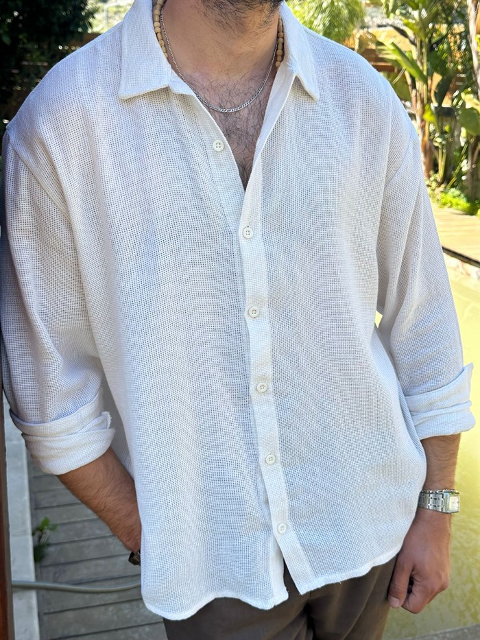 Ace Pamuk Keten Gömlek