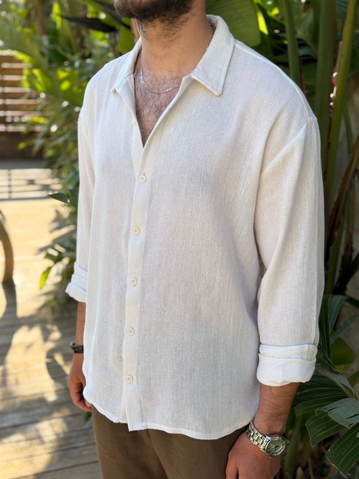 Ace Pamuk Keten Gömlek