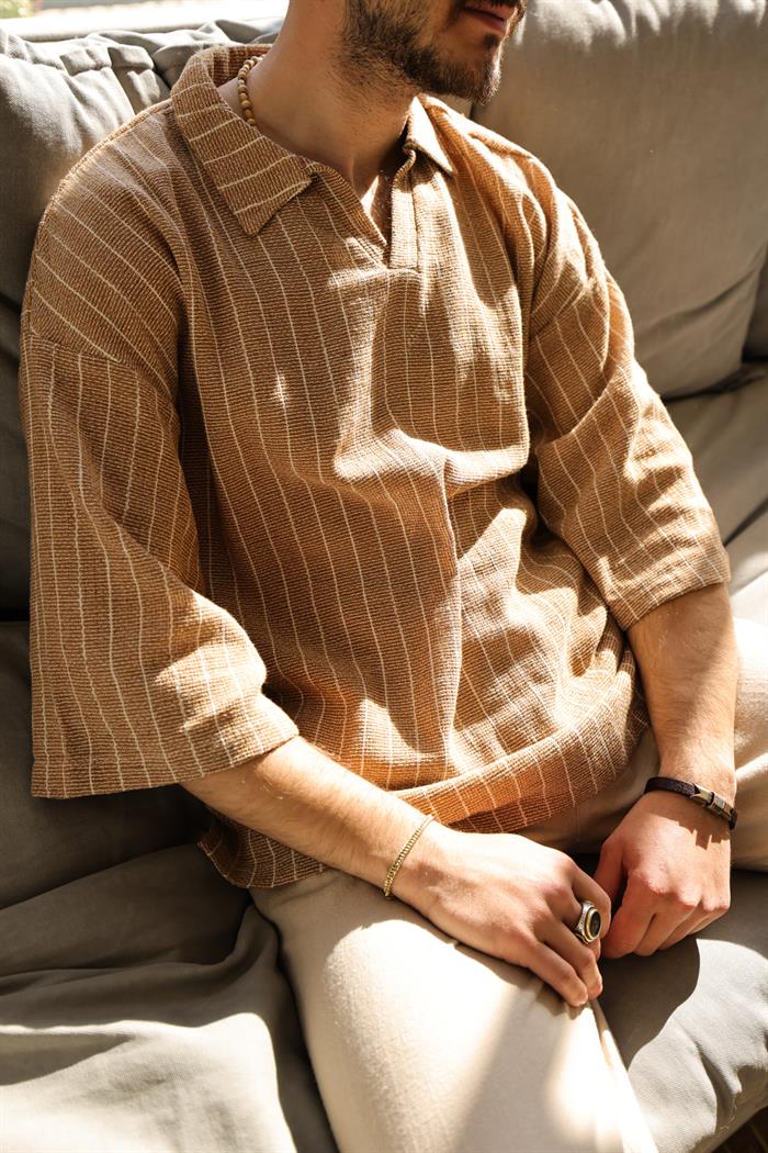 Boho Yakalı Harem Gömlek