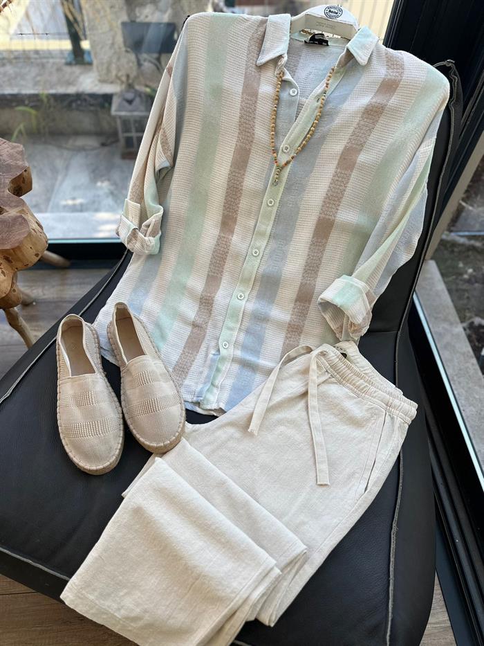 Urmi Jakar Çizgili Gömlek