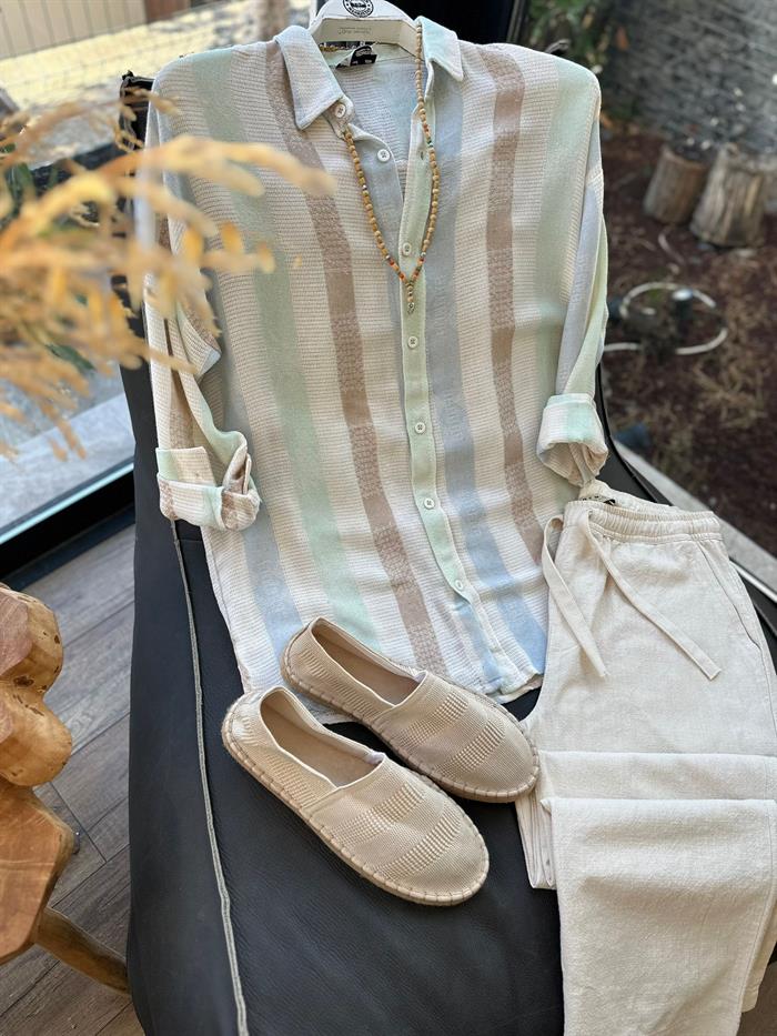 Urmi Jakar Çizgili Gömlek