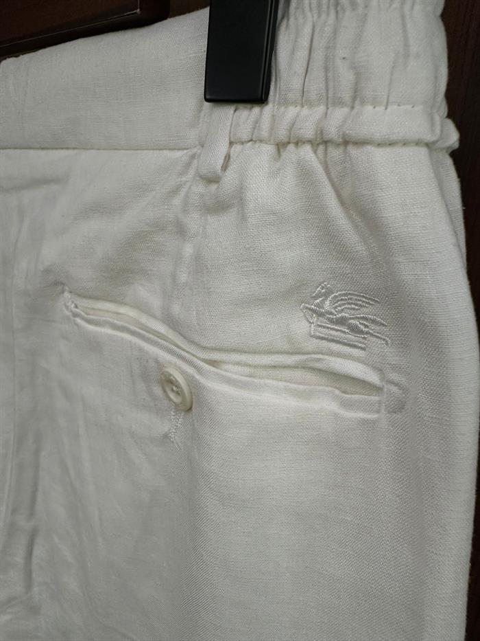 Beli Lastikli Keten Jogger Pantolon