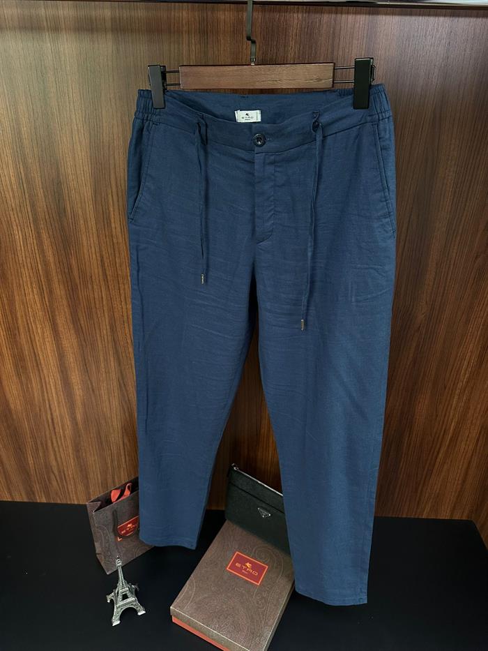 Beli Lastikli Keten Jogger Pantolon