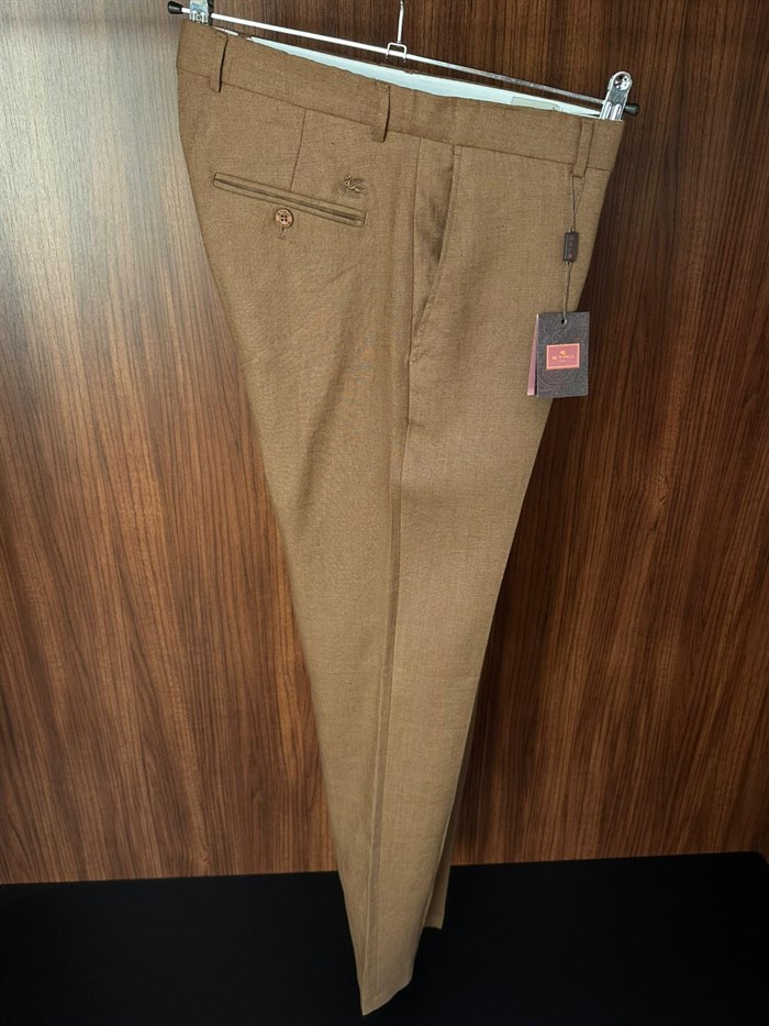 Nakış Logolu Keten Jogger Pantolon