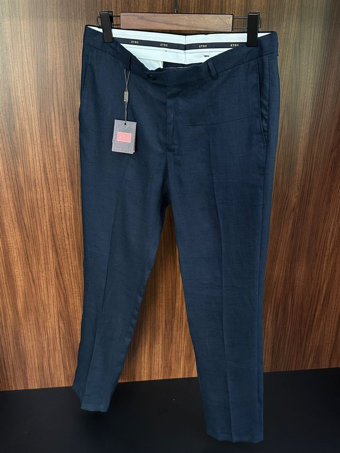 Nakış Logolu Keten Jogger Pantolon