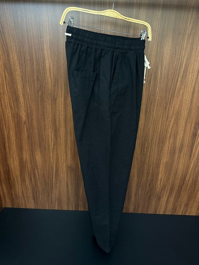Pamuk Keten Baggy Pantolon
