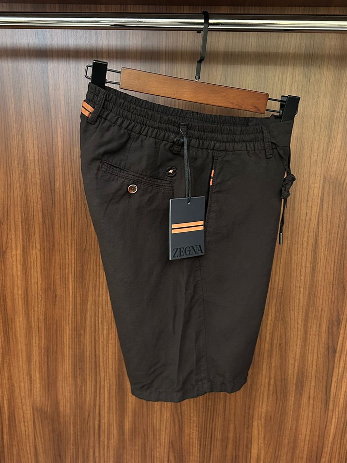 Bel Lastikli ve İp Detaylı Tencel & Linen Şort