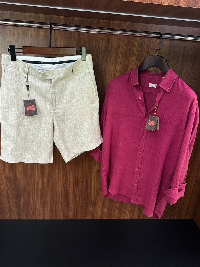 Nakış Logolu Bermuda Şort