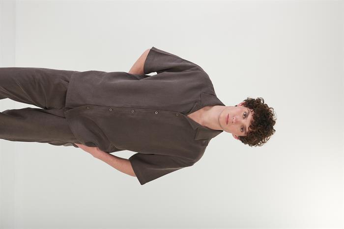 Apaş Yaka Model Dökümlü Gömlek