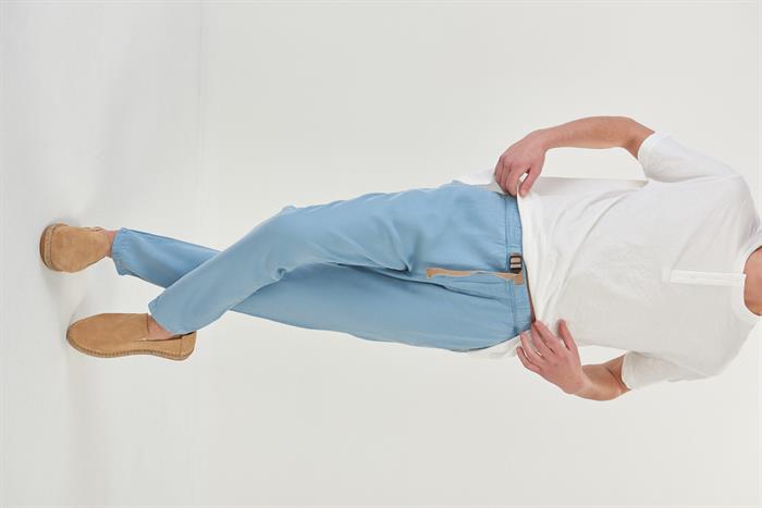 Beli Lastikli Tencell Kumaş Pantolon