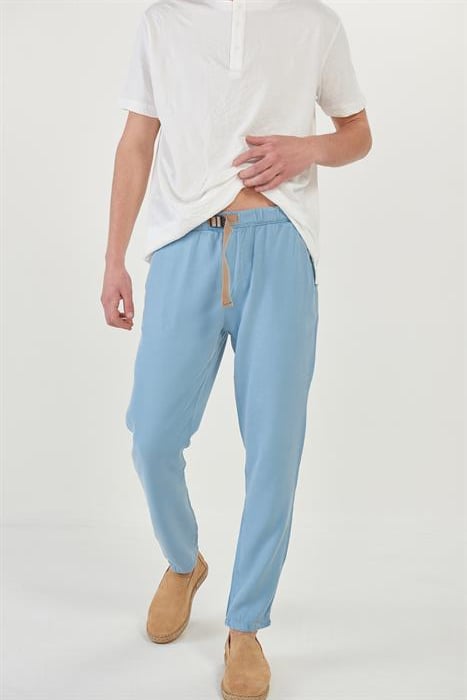 Beli Lastikli Tencell Kumaş Pantolon