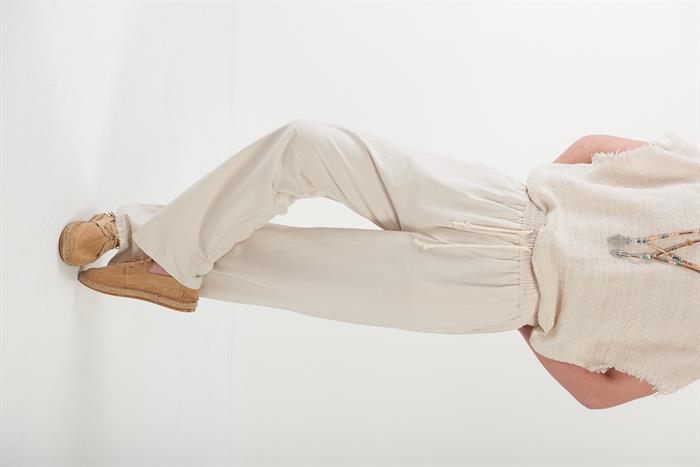 Gabardın Baggy Pantolon