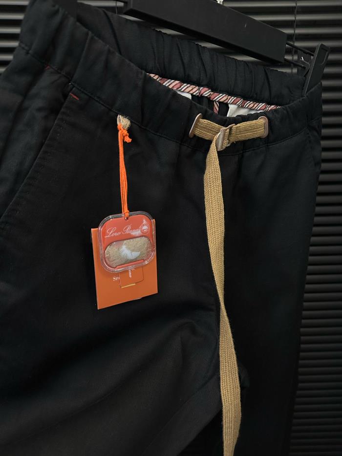 Halat Kemer Detaylı Keten Kumaş Pantolon