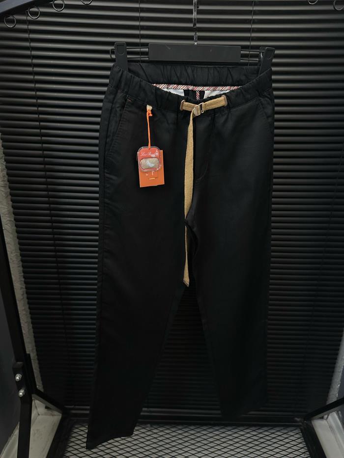 Halat Kemer Detaylı Keten Kumaş Pantolon