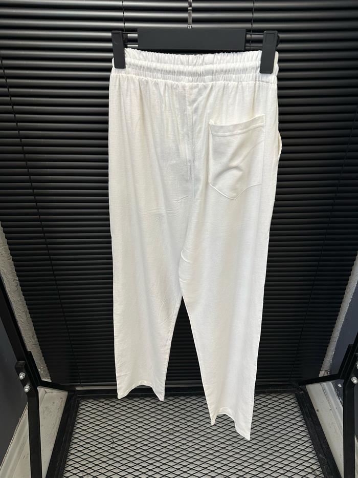 Keten Baggy Jogger Pantolon