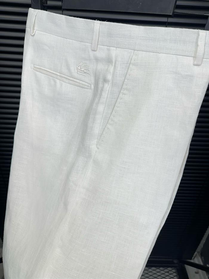 Tonaton Nakış Logolu Keten Şort